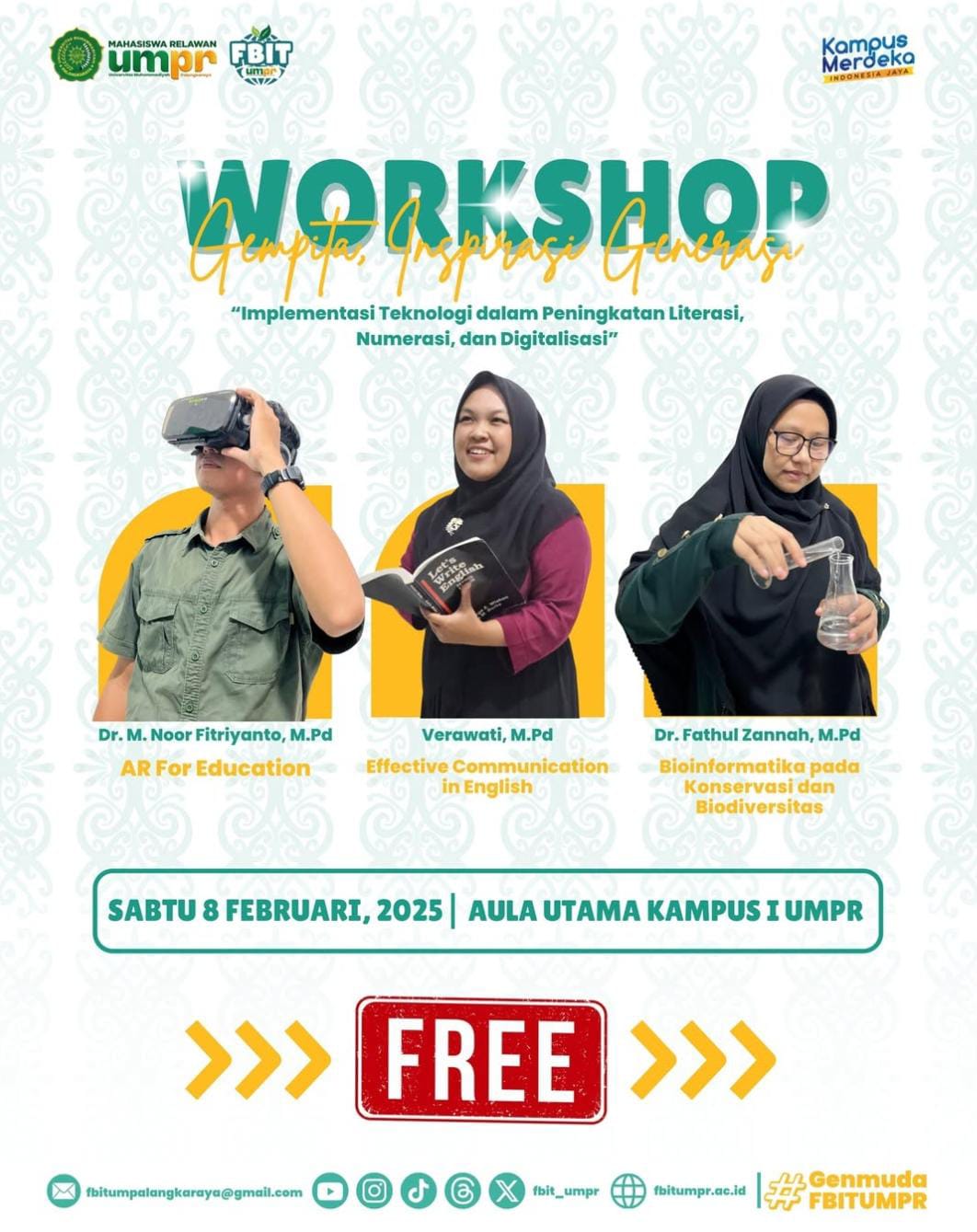 WORKSHOP GEMPITA, INSPIRASI, GENERASI – FBIT